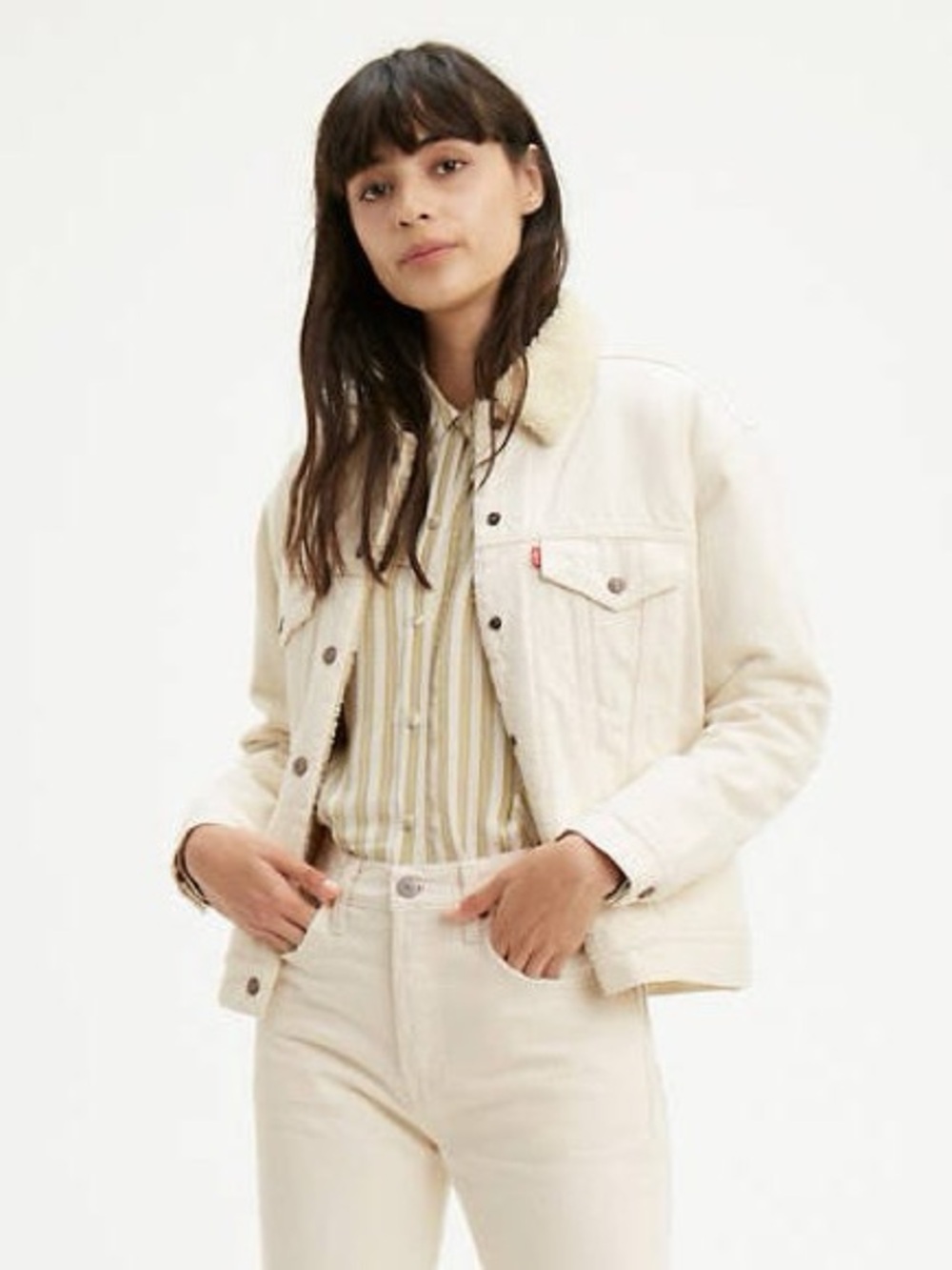 Levis Ex-Boyfriend Sherpa Trucker Jacket - S